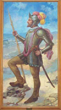 Don Pedro Hernandez de Cabrón war einer der Spanier, die Gran Canaria eroberten.